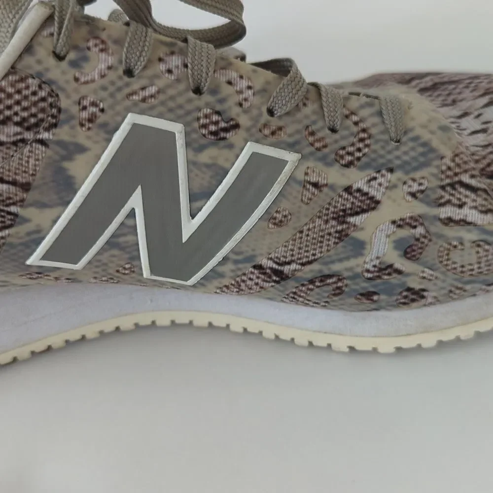 New Balance beige snake